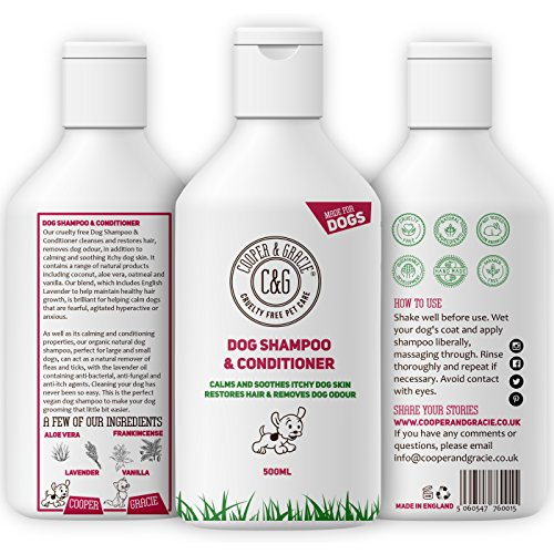 C&amp;G natürliches, veganes Shampoo gegen Milben beim HundTop 5